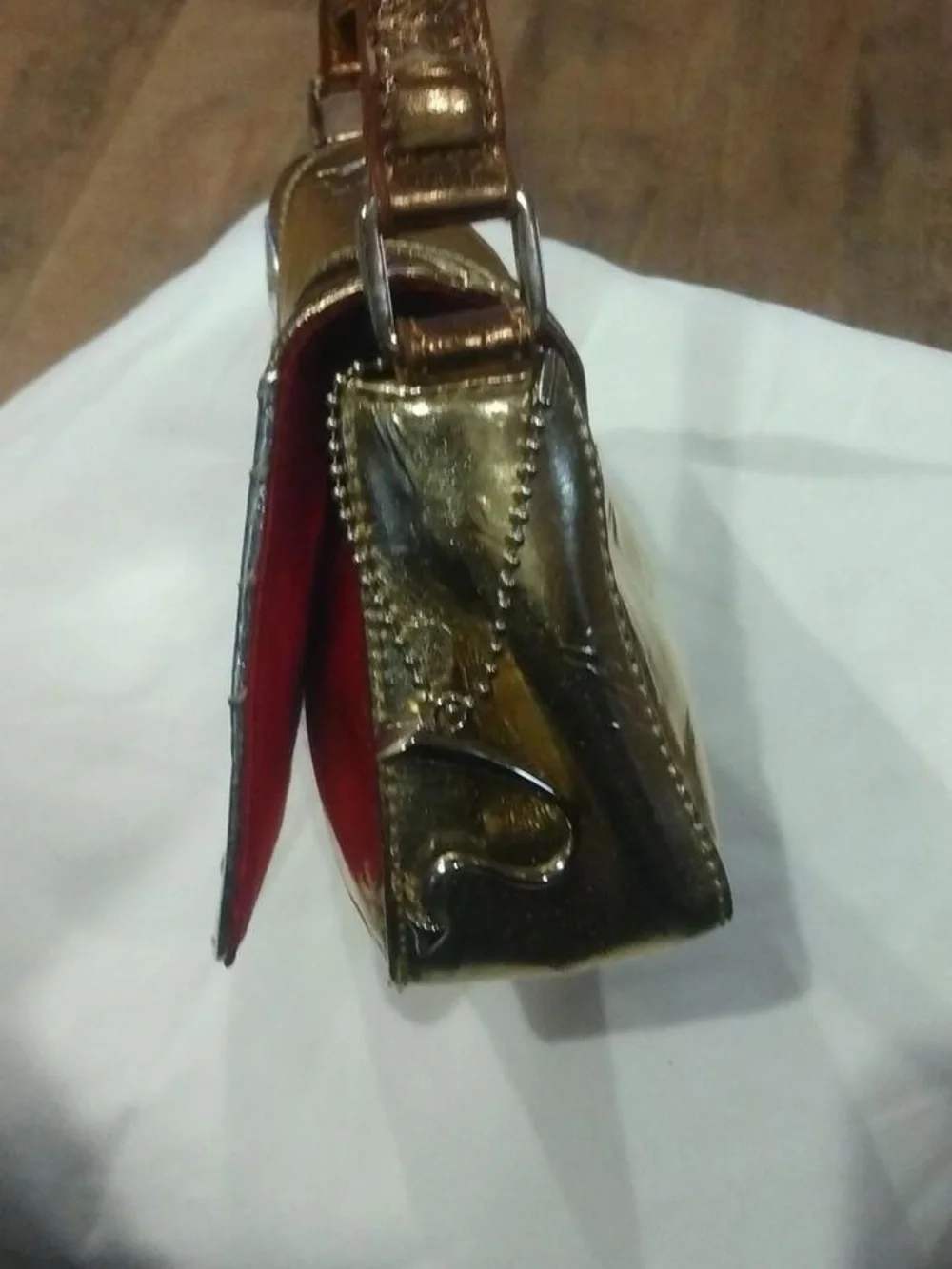 Fetish metallic gold